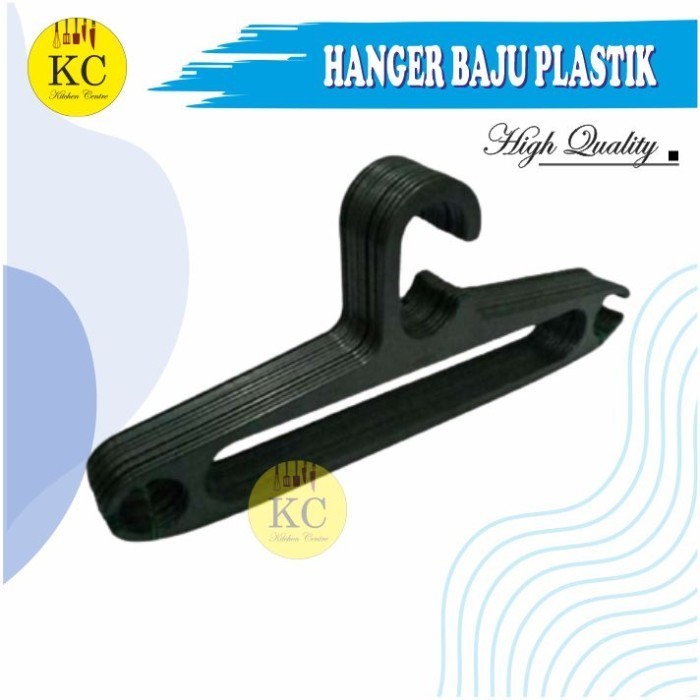 Hanger Baju Plastik Gantungan Baju Plastik Hitam