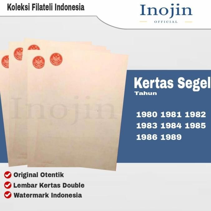 

Best Produk Kertas Segel Tahun 1980 1981 1982 1983 1984 1985 1986 1989 Original