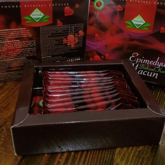 

Madu Turki Epimedyumlu Macun Per Box 12 Sachet