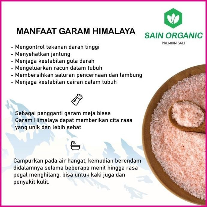 

Sain Organic Premium Garam Himalaya Original Himalayan Salt 1kg DS10