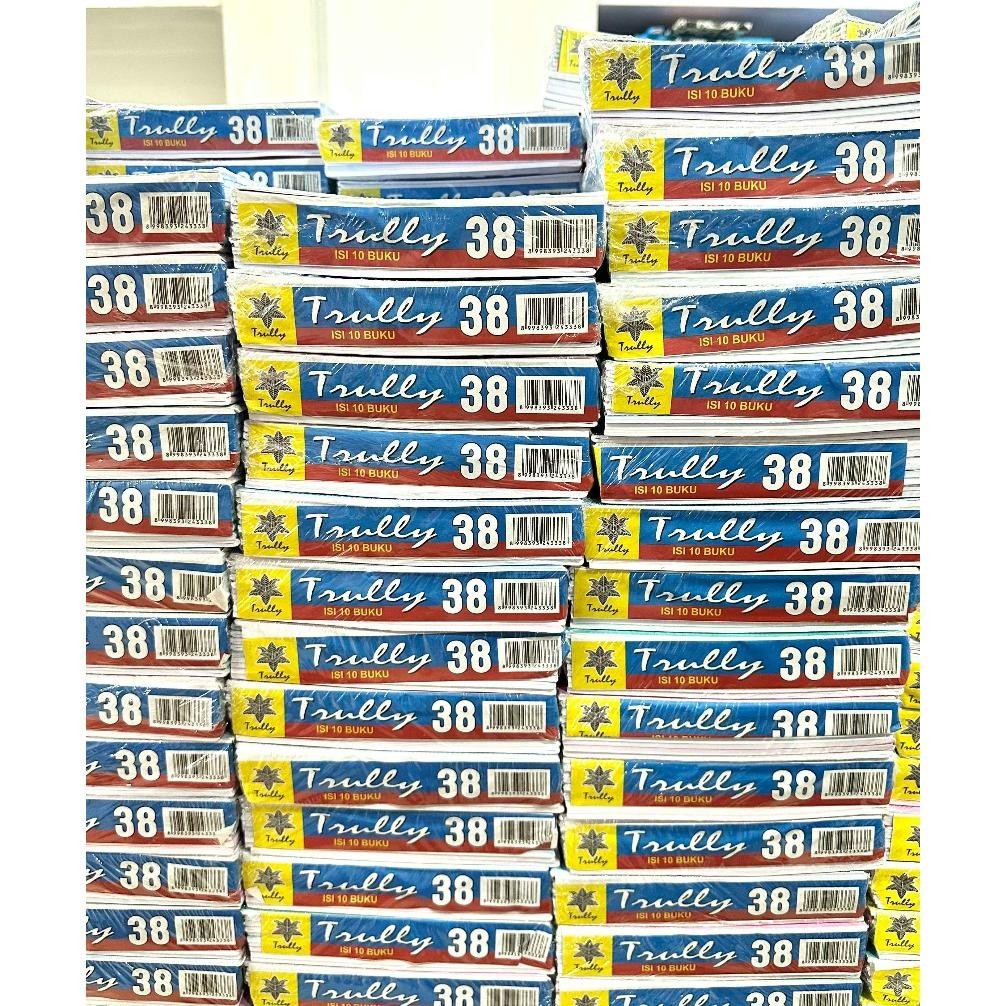 

(Pak) Buku Tulis Trully 38 Lembar + Bonus / Buku Tulis Isi 38 Lembar Trully / Buku Tulis Murah (Murmer)