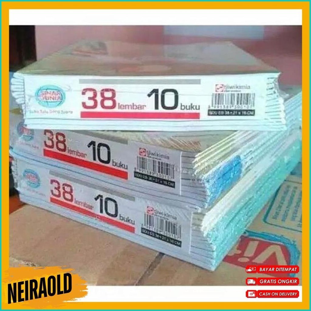 

Buku Tulis Sinar Dunia Isi 38 Lembar / Pack/ Isi 10 Buku Tulis Sidu (Order Sebelum Ketinggalan)