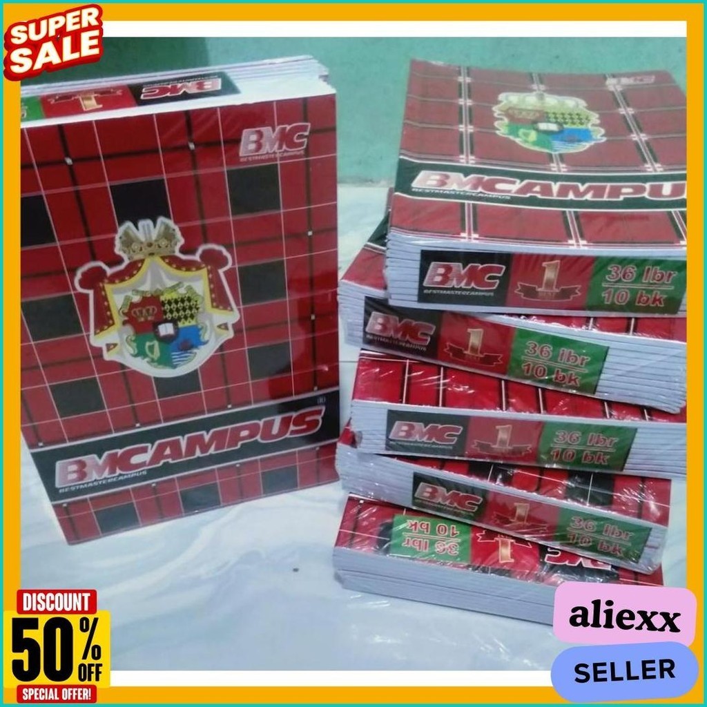 

1 Pack Buku Tulis Besar Favorite Campus 36 Lembar Isi 5 Pcs Buku Panjang (6.6)
