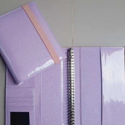 

Binder Hologram Glitter Pastel Strap A5 20 Ring B5 26 Ring