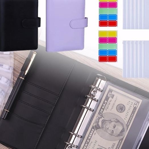 

A6 Binder Custom 12Pcs Zipper Binder And 20Pcs Labels Planner Notebook