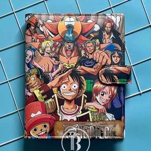 

Binder Ready Motif Anime One Piece Printing Kulit 20Ring A5 26Ring B5