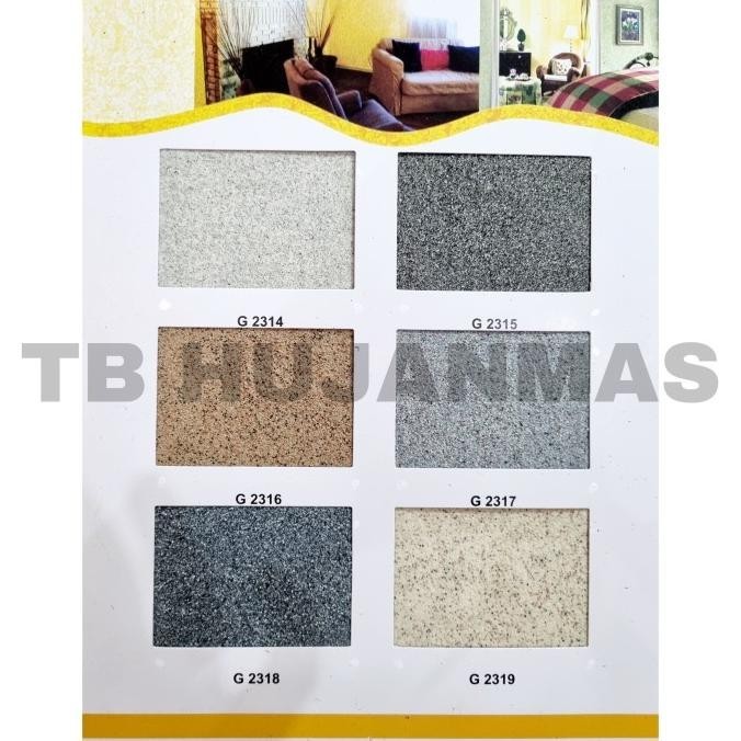ARTURO Cat Tembok Dinding 4 Kg Tipe Granite (G) Texture Type Terbaik GT