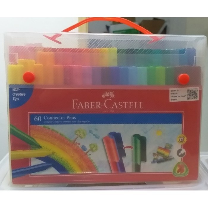 

Sarila Faber Castell 60 Connector Pens 155071 / Spidol Warna