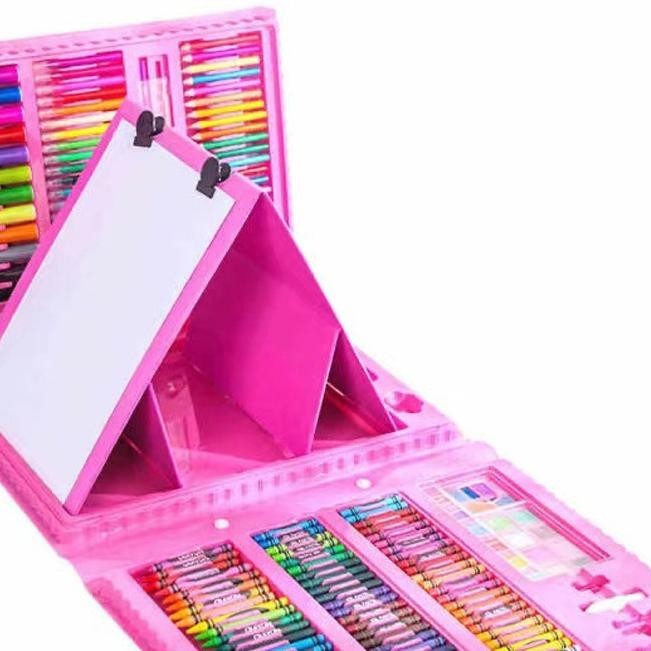 

Um57 Ultrashop Terlaris Crayon Anak Pengasah 208Pcs Set Alat Menggambar Melukis Anak-Anak Crayon Cat Air Pensil Gratis Ongkir