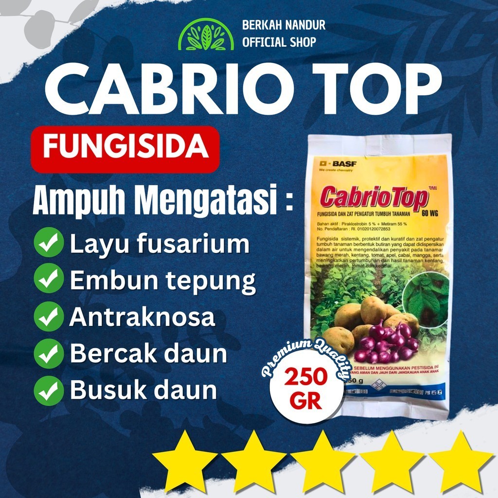 Fungisida CABRIO TOP CABRIOTOP Antraknose Layu Fusarium Fungisida Sistemik Tanaman