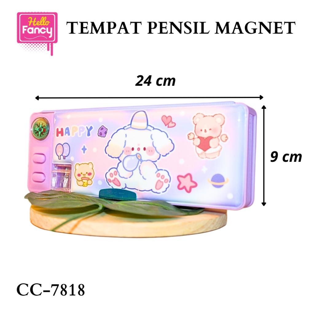 

Hot Tempat Pensil Magnet Karakter 2 Sisi + Rautan / Kotak Pensil Magnet Cc-7818 8.8