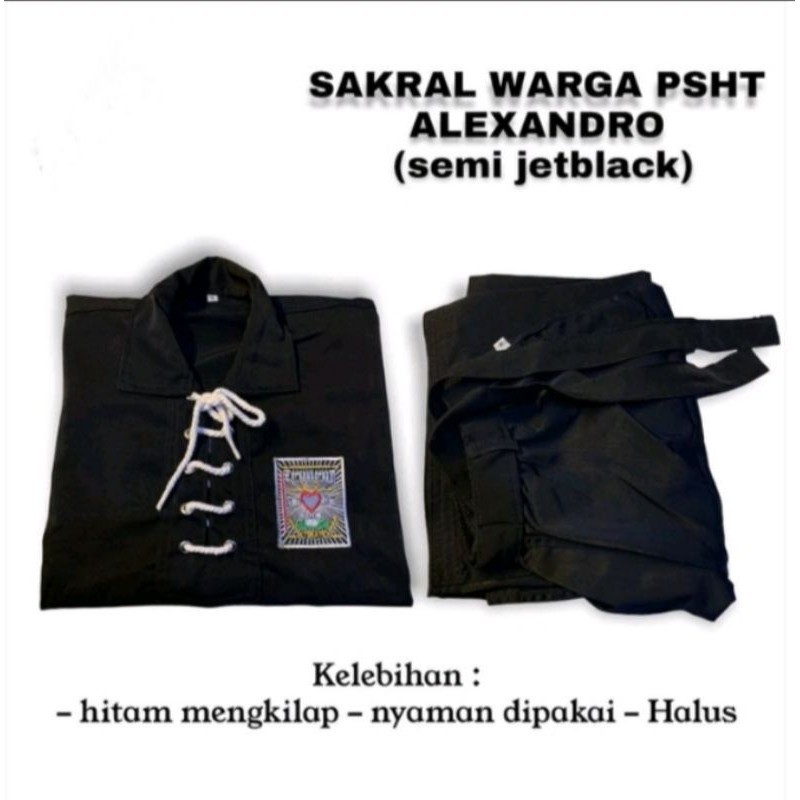SAKRAL WARGA PSHT ALEXANDRO/SAKRAL SEMI JETBLACK PSHT TERLARIS