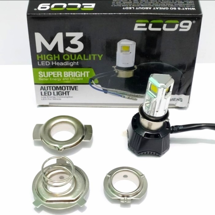 Ready Lampu Led Motor H4 H6 35 Watt Headlamp Led Bohlam Motor 3 Sisi Luminos