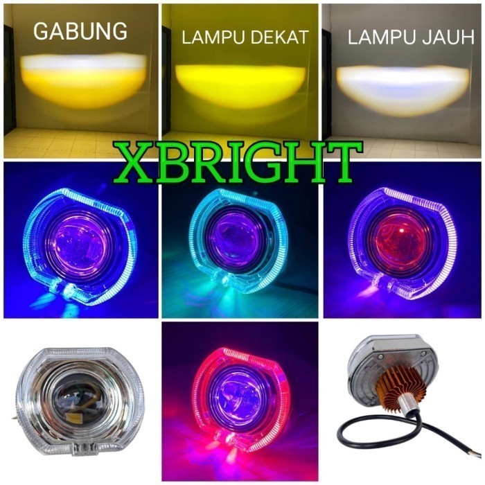 Ready Projie Ala Ala Biled Lampu Projie Biled Cr7 Angel Eyes + Devil