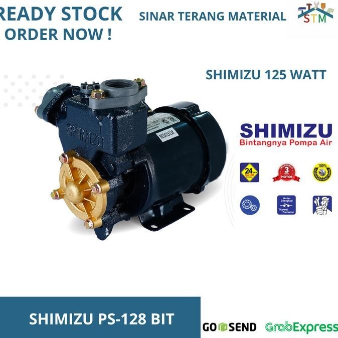 POMPA AIR SHIMIZU PS 128 BIT 125 WATT / POMPA AIR / SHIMIZU HEMAT