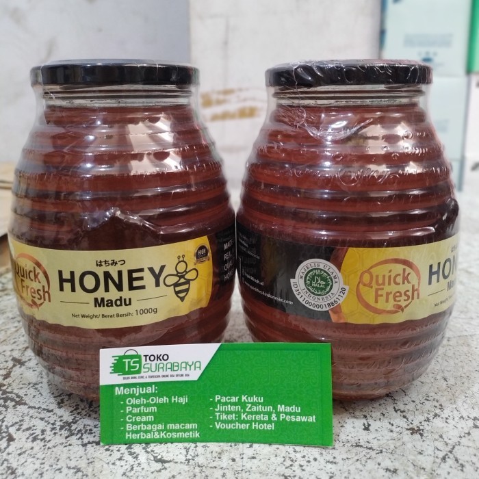 

Madu Asli QUICK Fresh Honey JAR 1000 gr 1 kg
