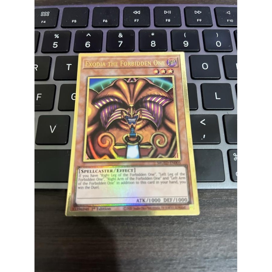 YUGIOH EXODIA THE FORBIDDEN ONE GOLD HARGA KHUSUS