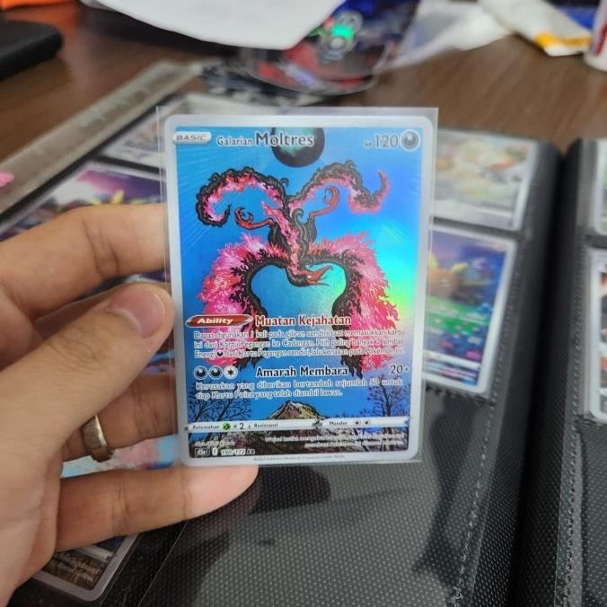 KARTU POKEMON INDONESIA - VSTAR SEMESTA - GALARIAN MOLTRES AR PREMIUM