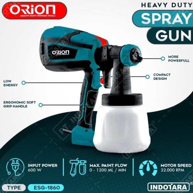 Electric Spray Gun Orion Esg-1860 Spray Painter 600W