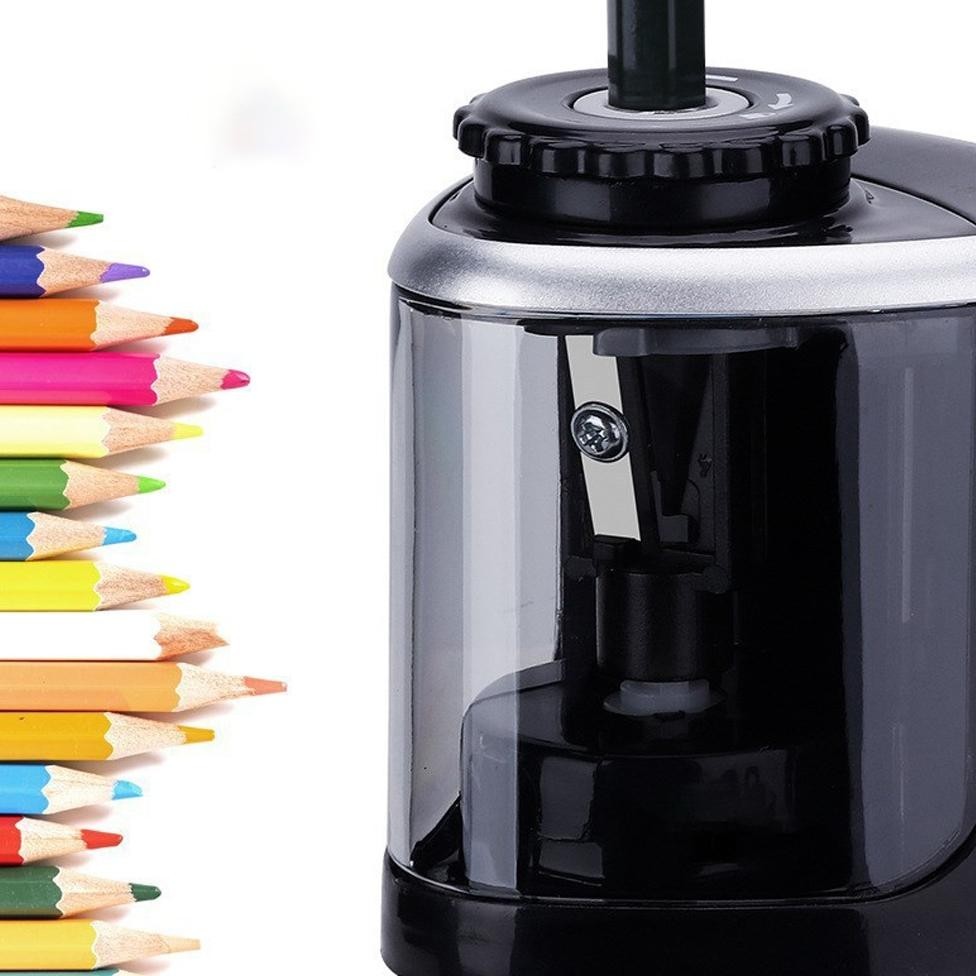 

VD08 Rautan Pensil Elektrik Pencil Sharpener Dilengkapi 2 Mata Pisau Model Baterai Rautan Pensil Portabel Alat Tulis Siswa Kreatif Yang Hemat Tenaga Kerja Termurah
