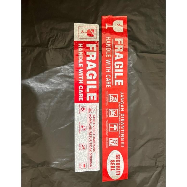 

UFO-2025 Lakban Fragile Merah 1 Slop Isi 6 Pcs JANGAN DIBANTING Murah