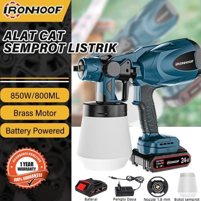 Ironhoof Cat Semprot Listrik Electric Spray Gun 850W Mesin Spray Gun
