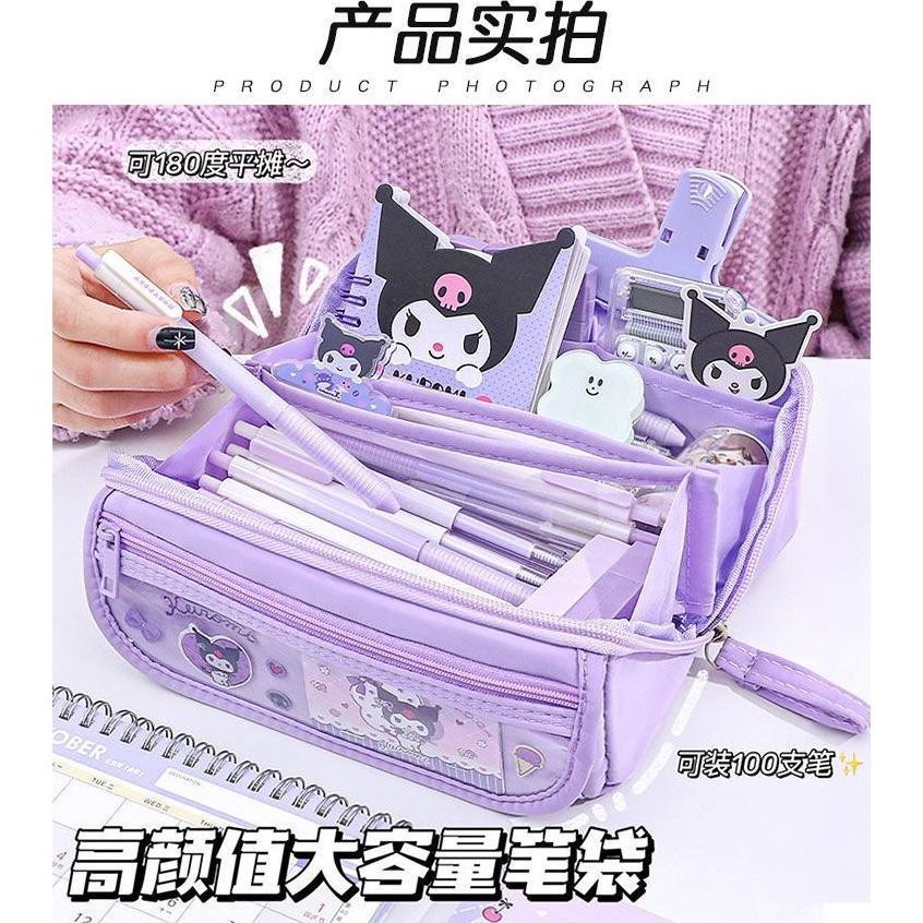 

Special Sale! Sanrio Tempat Pensil Cinnamoroll Baru Anime My Melody Kuromi Penyimpanan Alat Tulis Siswa Perlengkapan Sekolah Ins Kawaii Hadiah Lucu Murah