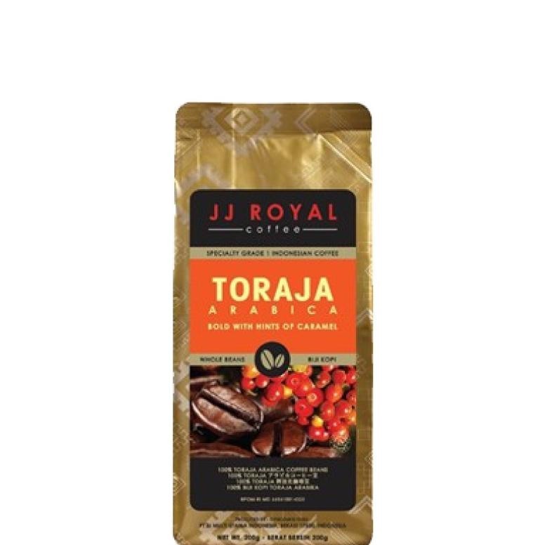 

[PROMO BULANAN] JJ Royal Coffee Toraja Arabica Beans Bag 200 gr