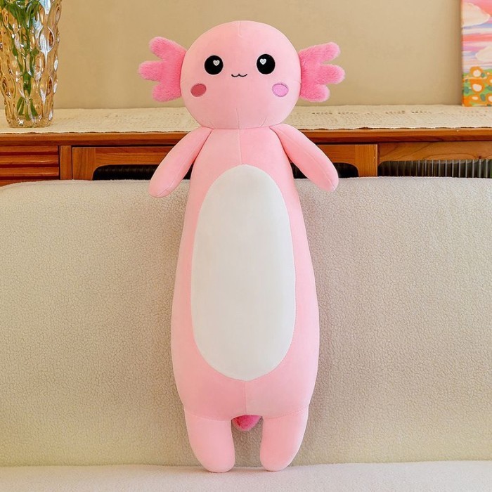 Far Bantal Guling Lucu Karakter Axolotl 60Cm Guling Axolotl Plush Toy Anak