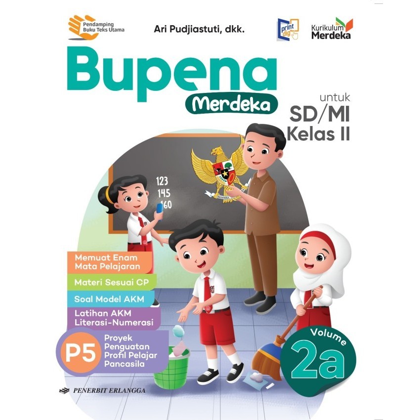 

BUPENA MERDEKA SD/MI KELAS 2A 2B 2C 2D KURIKULUM MERDEKA ERLANGGA