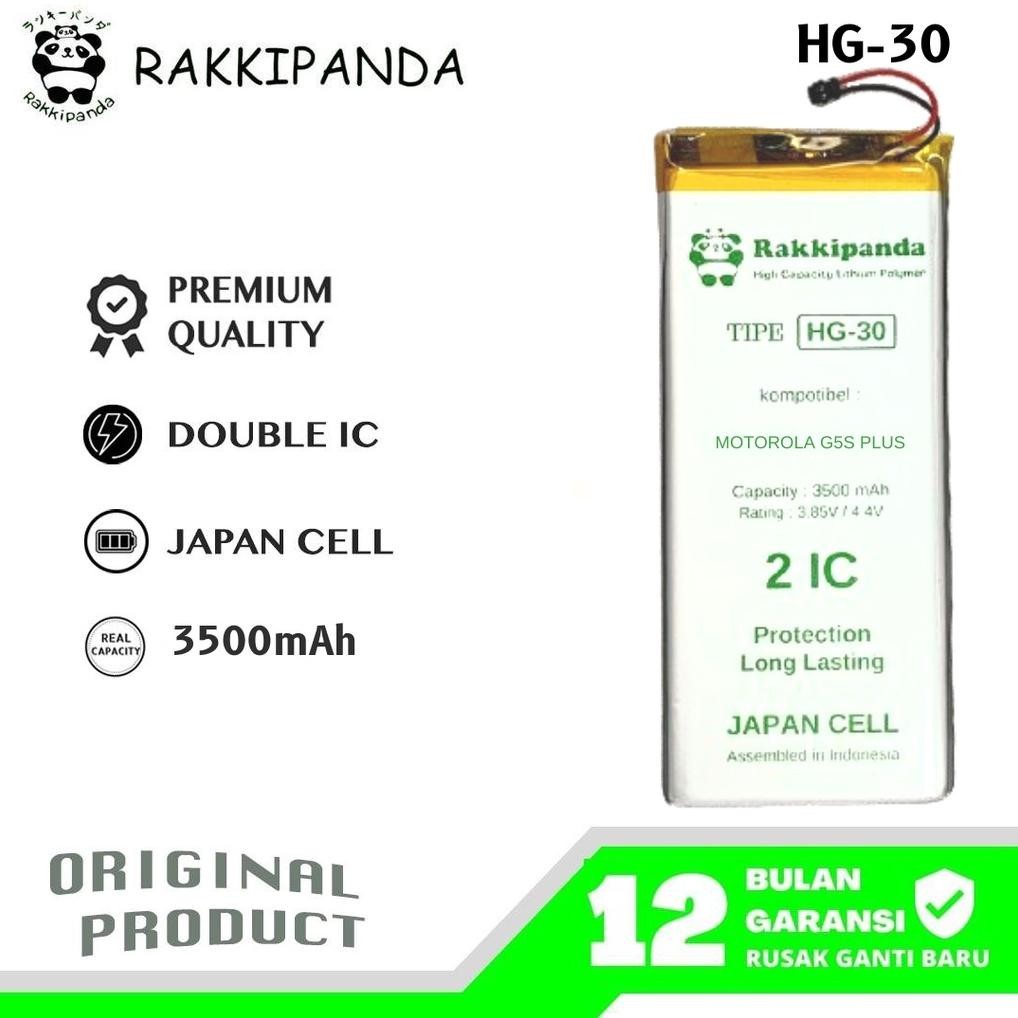 (PROMO) RakkiPanda - HG30 Motorola G5S Plus / Moto G6 Batre Batrai Baterai
