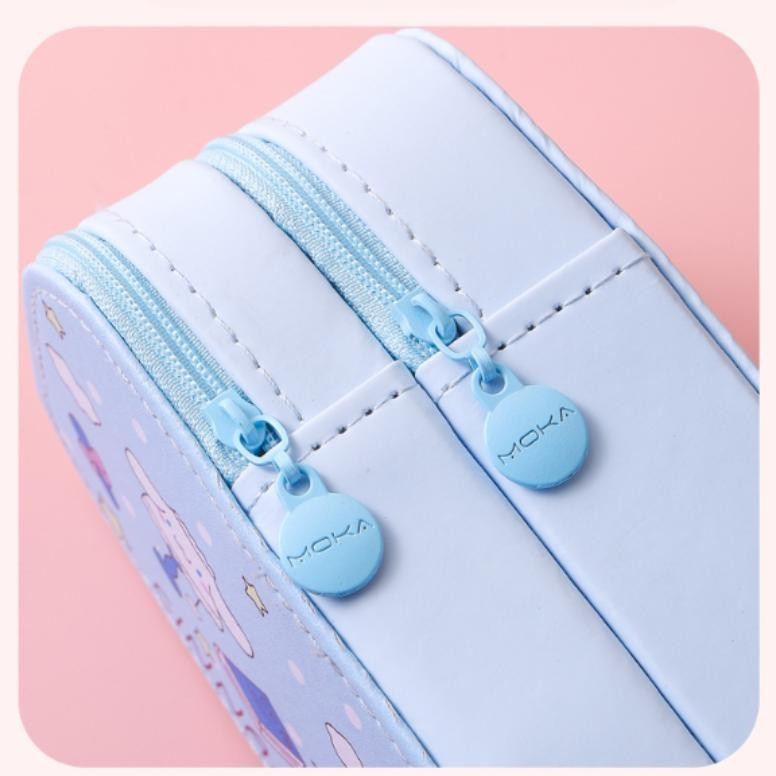 

Penjual lokalSANRIO Kotak Pensil Kapasitas Besar Dua Lapis Kotak Alat Tulis Anak Perempuan Percetakan Pola Kartun Kuromi