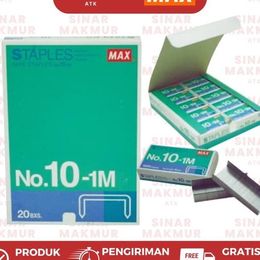 

Isi/Refill Stapler/Staples Kecil No.10 Max (Pak)