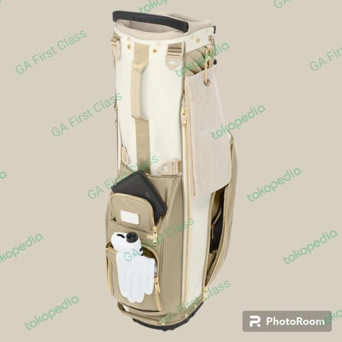 Tas Golf Stand Bag Tumi Beige Golf Bag Stand Bag Tumi Beige