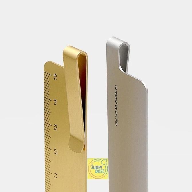 

Penggaris 15cm Kaco Metal Ruler Sekolah Kantor ATK TMS