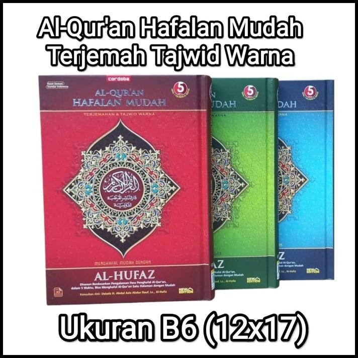 

Alquran Alhufaz Milenial B6, Alquran Hafalan Al-Hufaz Tajwid Terjemah