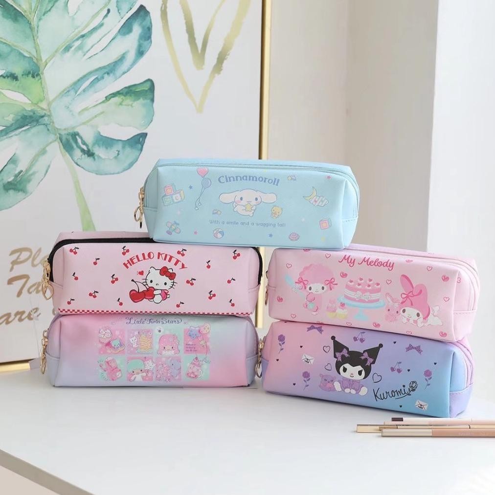 

Do86 SANRIO PENSIL CASE / TEMPAT PENSIL AESTHETIC CINANMOROL/KUROMI/MELODI Viral