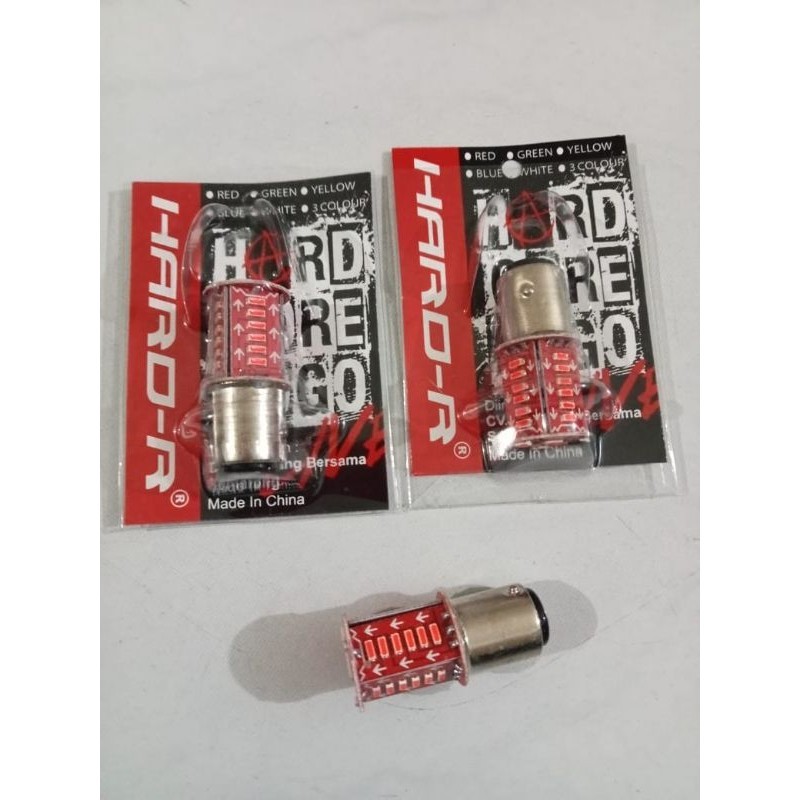 lampu LED rem kedip belakang motor universal lampu rem belakang 30 mata