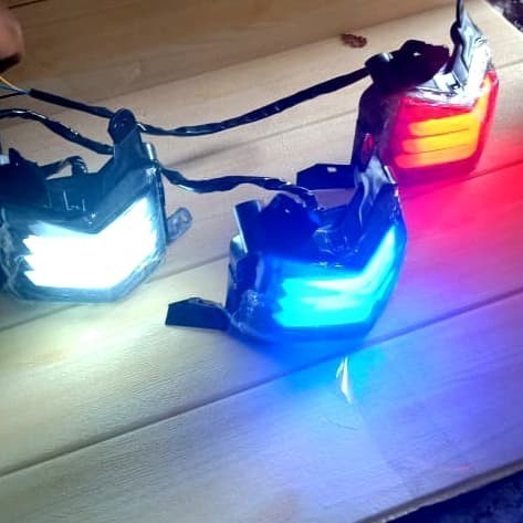 LAMPU SEN DEPAN LED NMAX N MAX MERAH PUTIH BIRU KA-KRA
