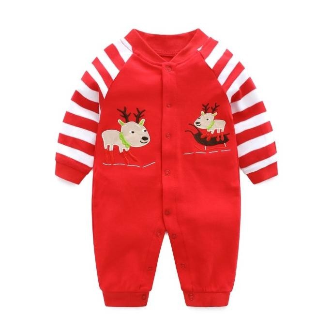PROMO Newborn baby jumper baby romper christmas baju natal bayi newborn TERLARIS