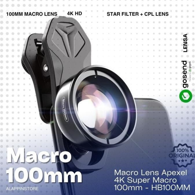 Apexel Super Macro Lens 100mm 4K HD