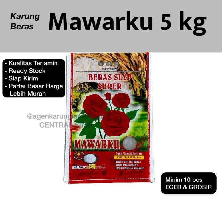 

Karung Beras 5 kg Cap Mawarku