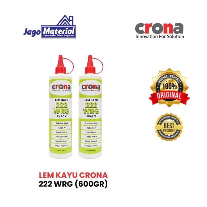 

Lem Kayu Crona 222 WRG 600 gram