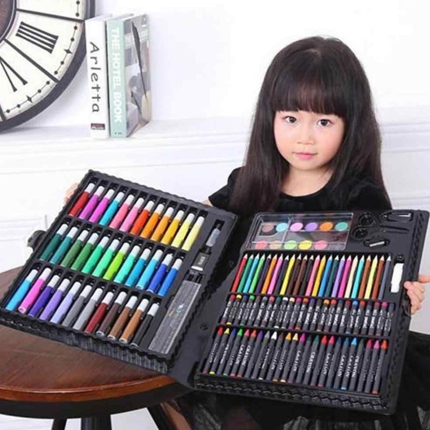 

Pensil Warna 150 Pcs - 150 Piece Art Set - Crayon Set 150 Pcs Art Set - Zansen (Lagi Viral)