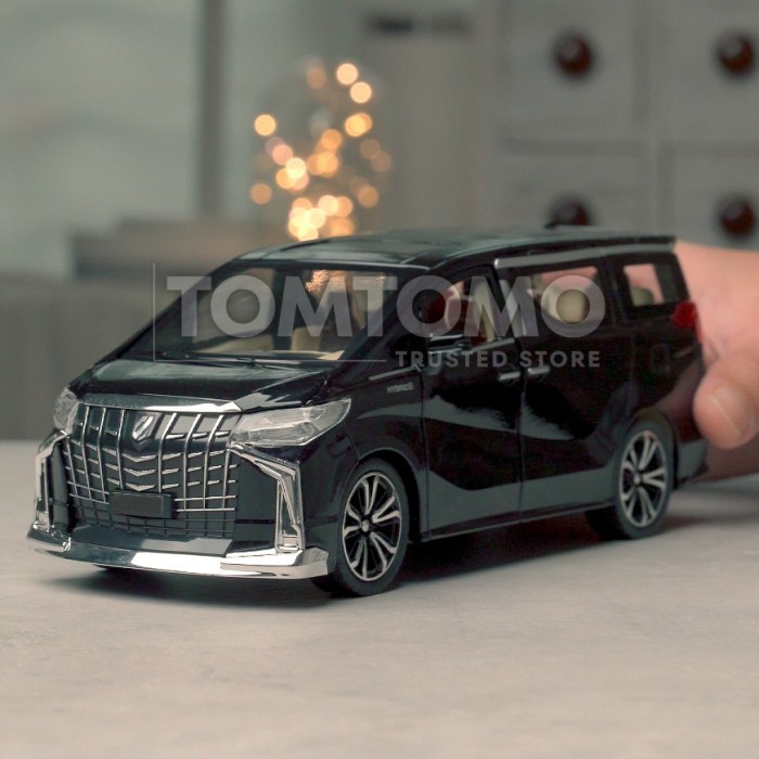 Ane Tomtomo Toyota Alphard B Mobil Mobilan Mainan Miniatur Diecast Besi