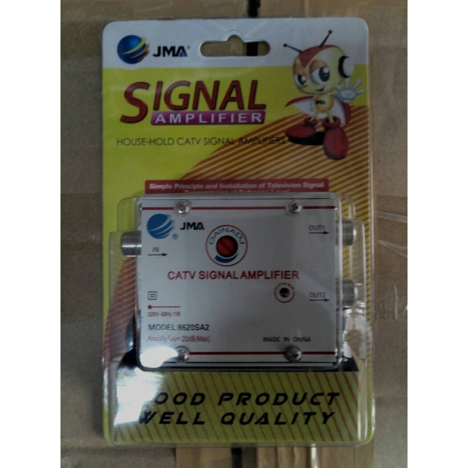 CATV SIGNAL AMPLIFIER BOOSTER 2 WAY 20DBI,CATV SIGNAL AMPLIFIER