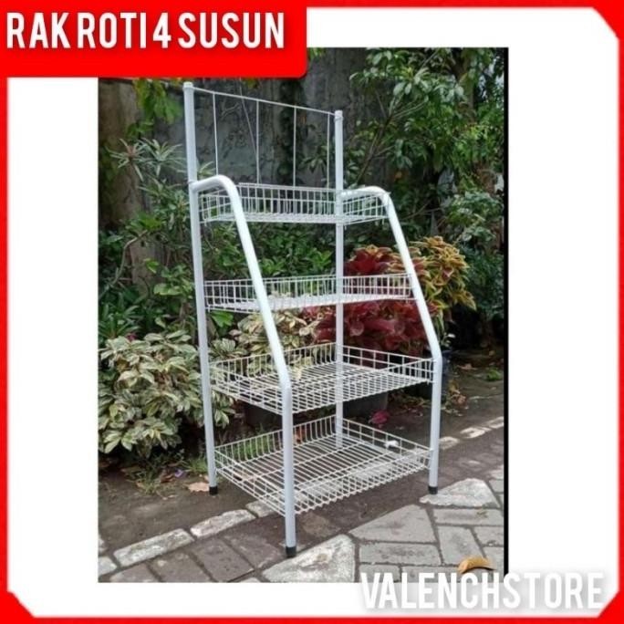 TERMURAH - rak Roti / rak roti 4 susun /rak chiki roti / rak roti 4 tingkat