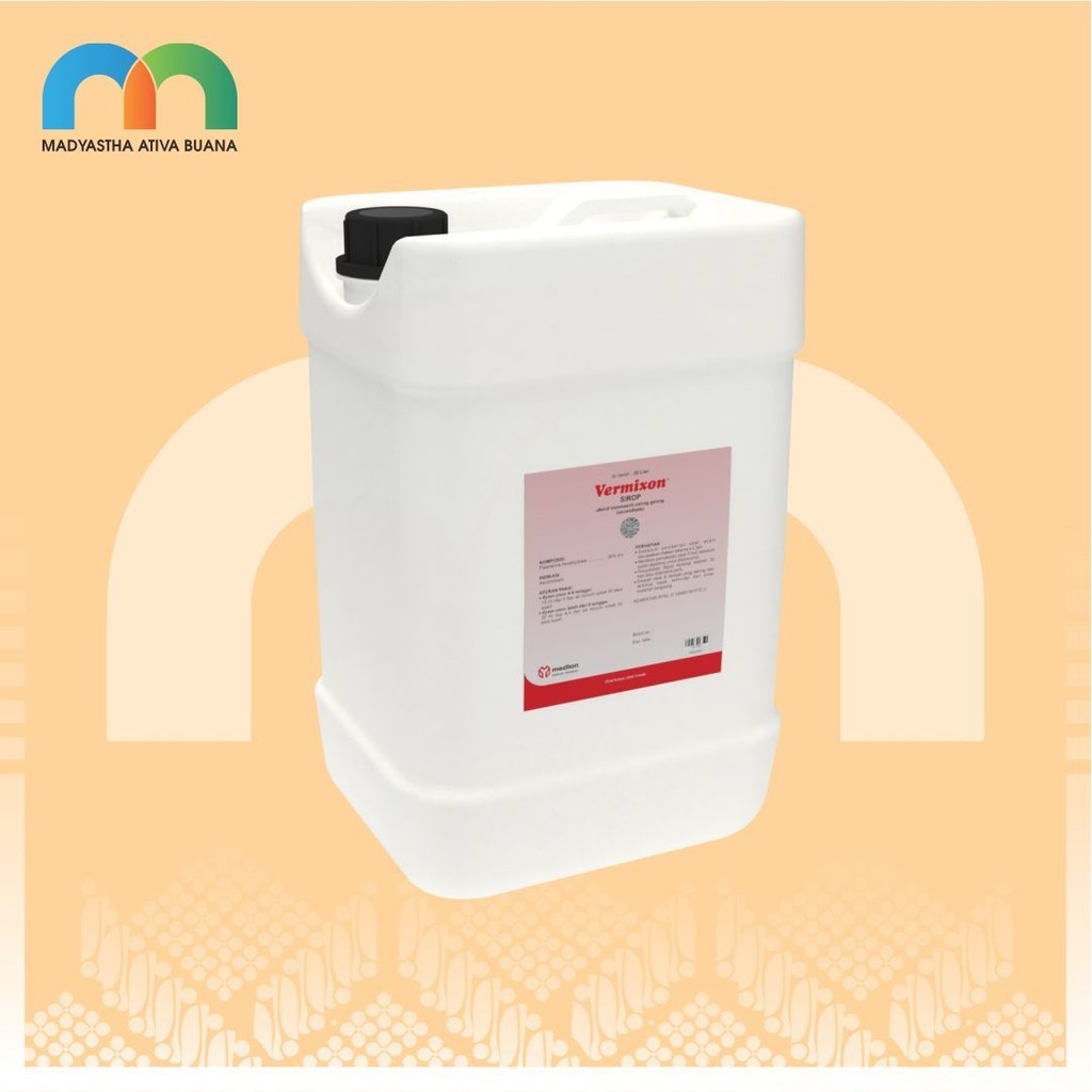 Vermixon 20 L Medion Obat Cacing Ayam
