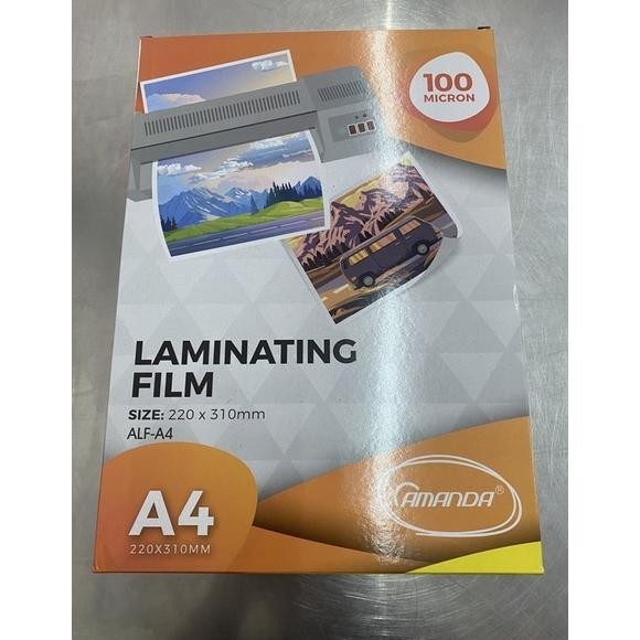 

fgs-3 Laminating Amanda A4 / Laminating Amanda F4 // Laminating A4 / Laminating F4 (1pak isi 100 lembar) Hemat