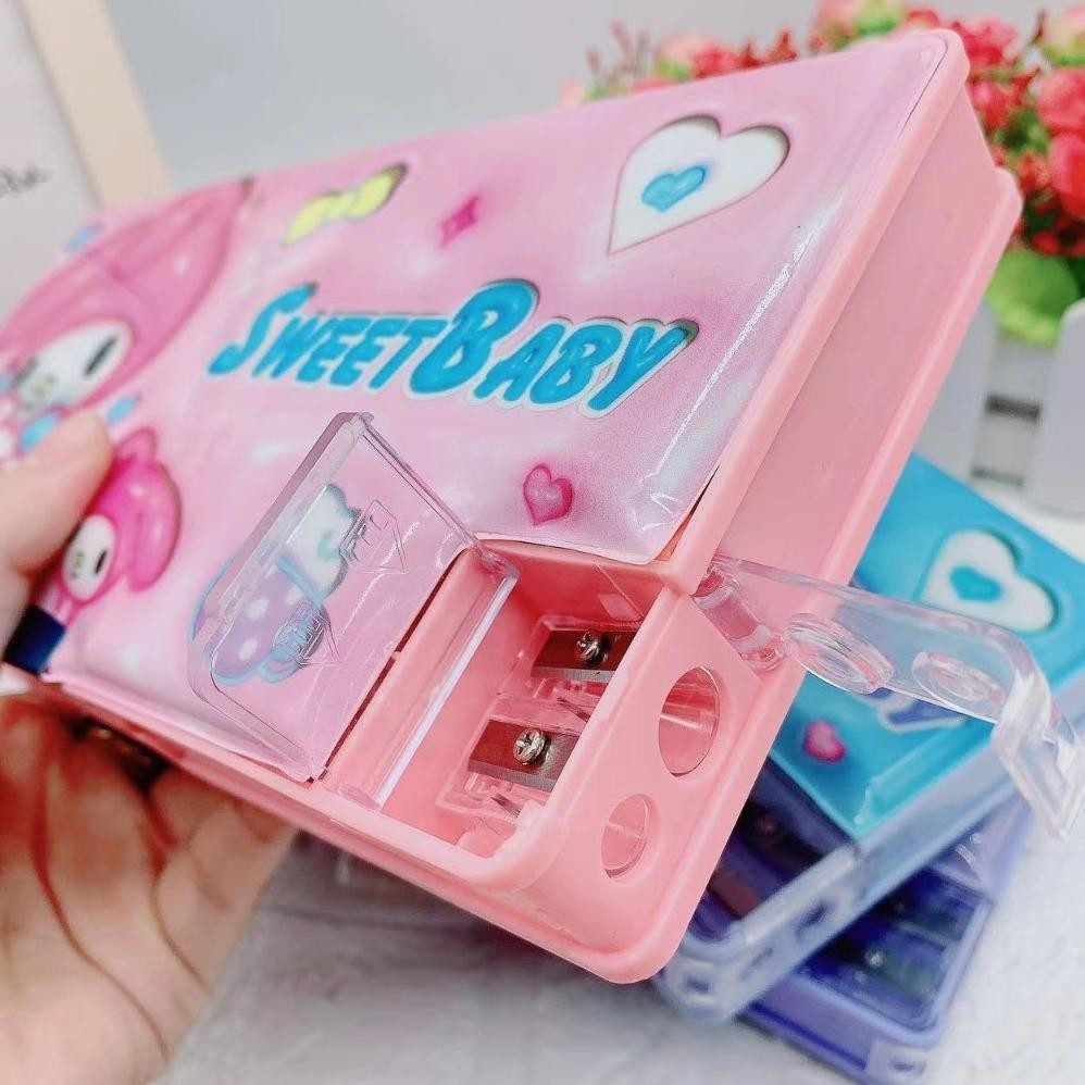 

Super Sale Kotak Pensil Magnet Sanrio Atk013 Kuromi Cinnamoroll Melody Promo